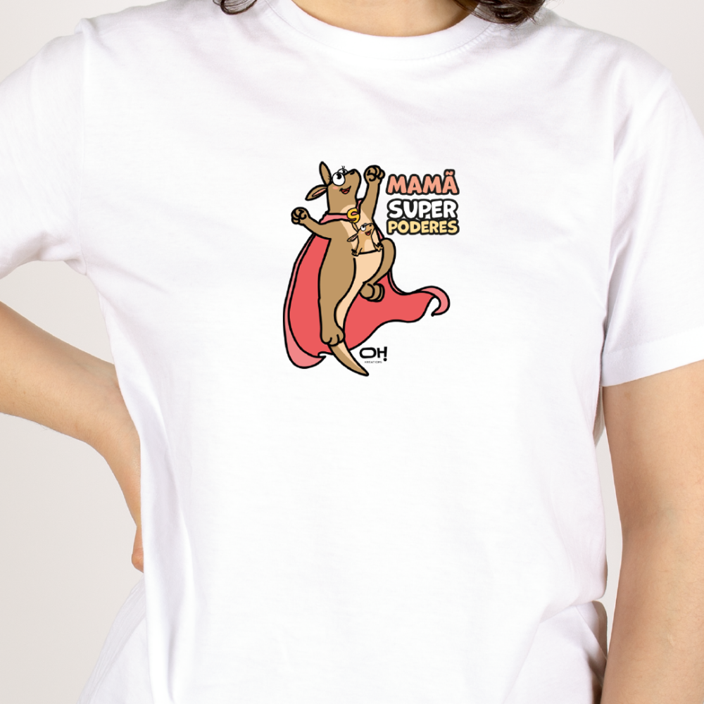 T-shirt SUPER MÃE EM AÇÃO