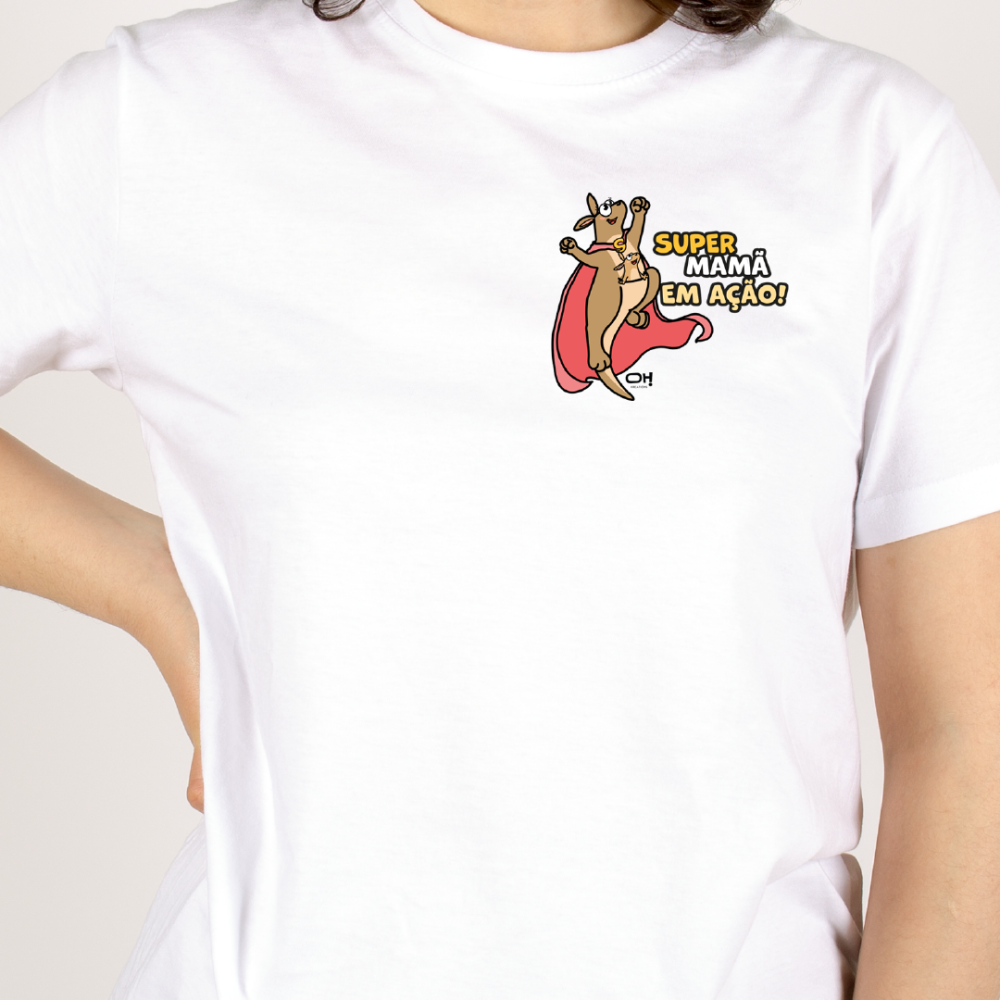 T-shirt SUPER MÃE EM AÇÃO - Image 2