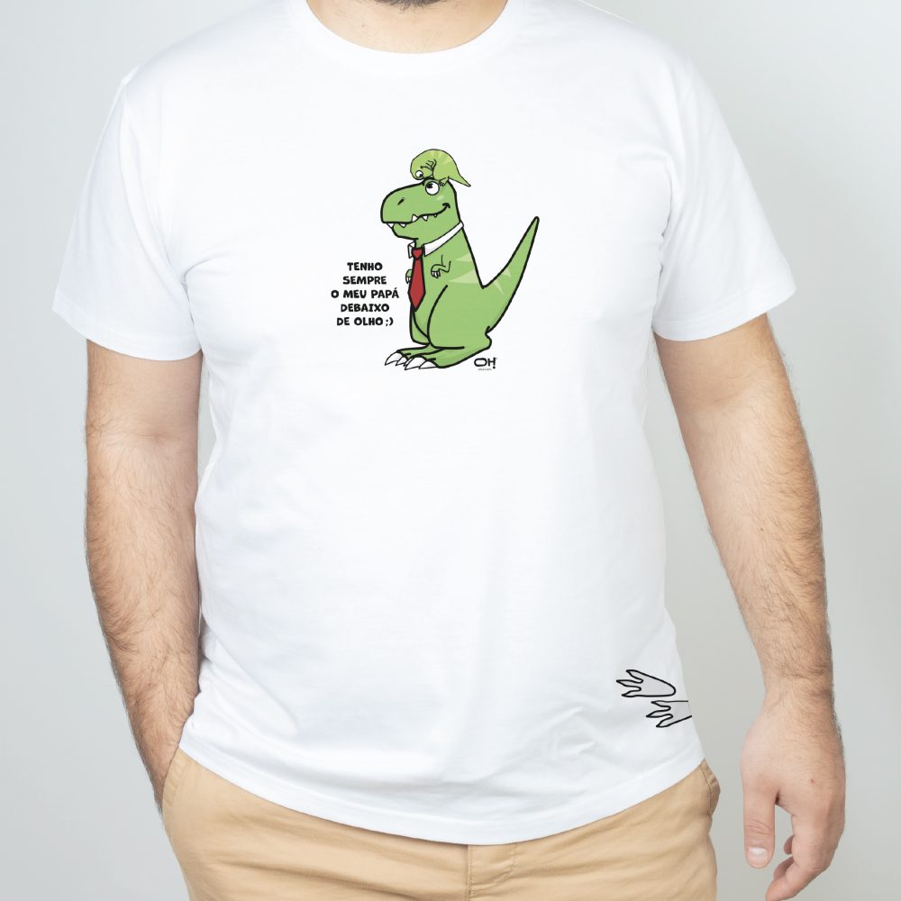 Tenho sempre o meu papá debaixo de olho
